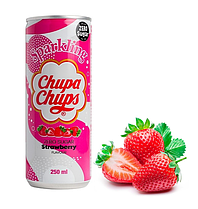 Напиток газ Chupa Chups Strawberry Zero  250ml Корея (24шт-упак)