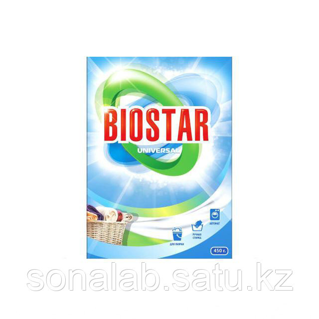 Стиральный порошок 450г, BIOSTAR, автомат