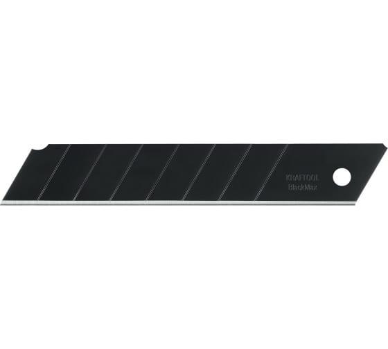 KRAFTOOL BLACK MAX 18 мм лезвия сегментированные, 8 сегментов, 10 шт - фото 2 - id-p108959247