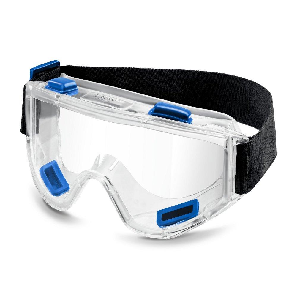 Защитные очки KRAFTOOL PANORAMA  с увеличенным панорамным обзором, непрямая вентиляция