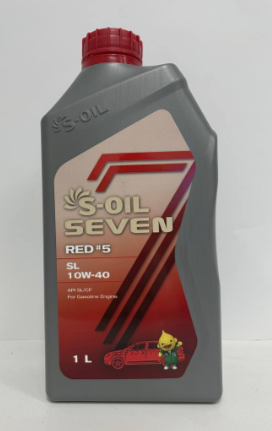 Полусинтетическое моторное масло S-OIL RED5 10W-40 1Л - фото 1 - id-p107632315