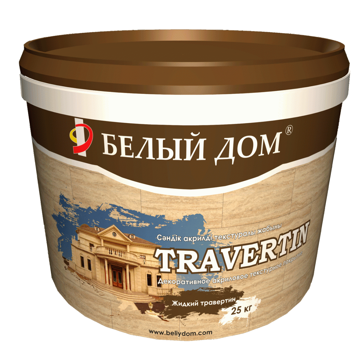 Декоративное покрытие Travertin шоколадный, 7 л - фото 1 - id-p108959441