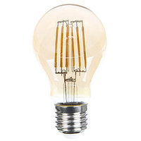 Лампа LED FL A19 6W 600LM GOLD E27 2700K(TL)60шт