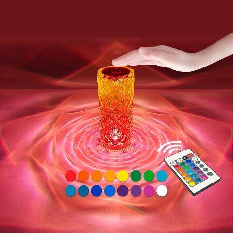 Светильник-ночник декоративный «Crystal Rose Diamond» с пультом ДУ и сенсорным управлением {16 цветов, 3 - фото 2 - id-p108960479