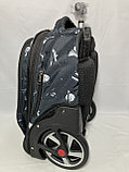 Школьный рюкзак на колёсах "FEIYU", с защитным чехлом., фото 4