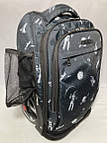 Школьный рюкзак на колёсах "FEIYU", с защитным чехлом., фото 6