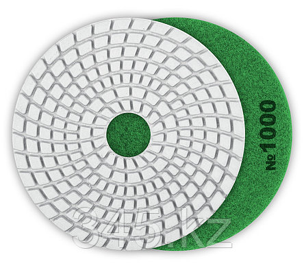 Алмазный гибкий шлифовальный круг ЗУБР 100мм №1000 (Черепашка) для мокрого шлифования, фото 2