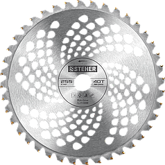Нож для триммера TBH-40 255 мм 40T STEHER