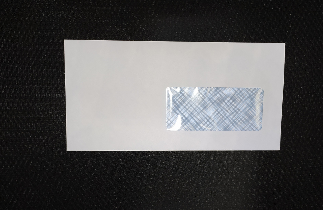 Конверт E65/DL почтовый 110*220 белый длинный отрывная лента тангир окно 45*100 справа - фото 1 - id-p108580403