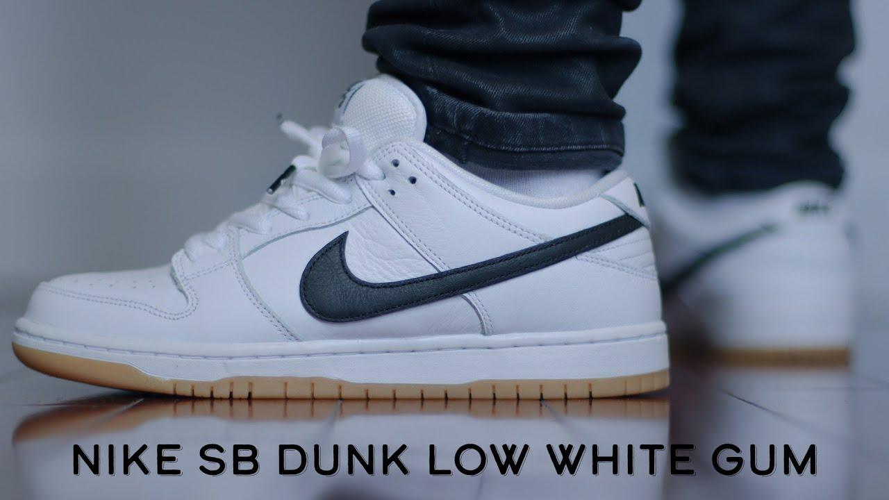 Кроссовки Nike SB Dunk Low White Gum - фото 1 - id-p108961839