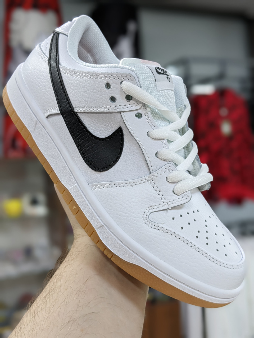 Кроссовки Nike SB Dunk Low White Gum - фото 2 - id-p108961839