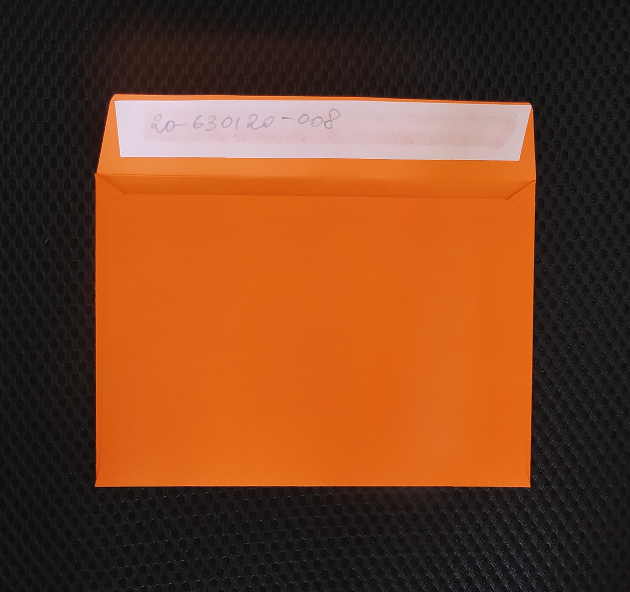 Конверт С6 цветной 114*162 оранжевый отрывная лента - фото 2 - id-p108531627