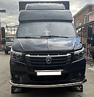 Защита переднего бампера с подгибами d60 для ГАЗель Next NN 2021-