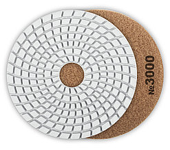 Алмазный гибкий шлифовальный круг ЗУБР 100мм №3000 (Черепашка) для мокрого шлифования