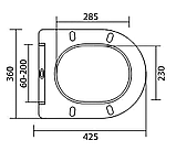 Унитаз подвесной BelBagno UNO 49см, фото 8