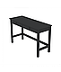 Стол KHIMKI туалетный с 2-мя ящиками, черный 120*75*47, фото 3