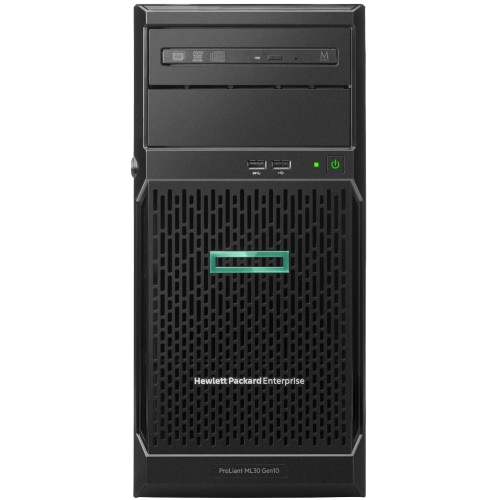 Сервер HP Enterprise/ML30 Gen10 Plus/1/Xeon/E-2314 (4C/4T 8MB)/2,8 GHz/16 Gb/S100i (SATA only)/4LFF/2х1GbE/1 x