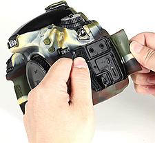NIKON D600/610 Защитный силиконовый чехол- камуфляж, фото 3