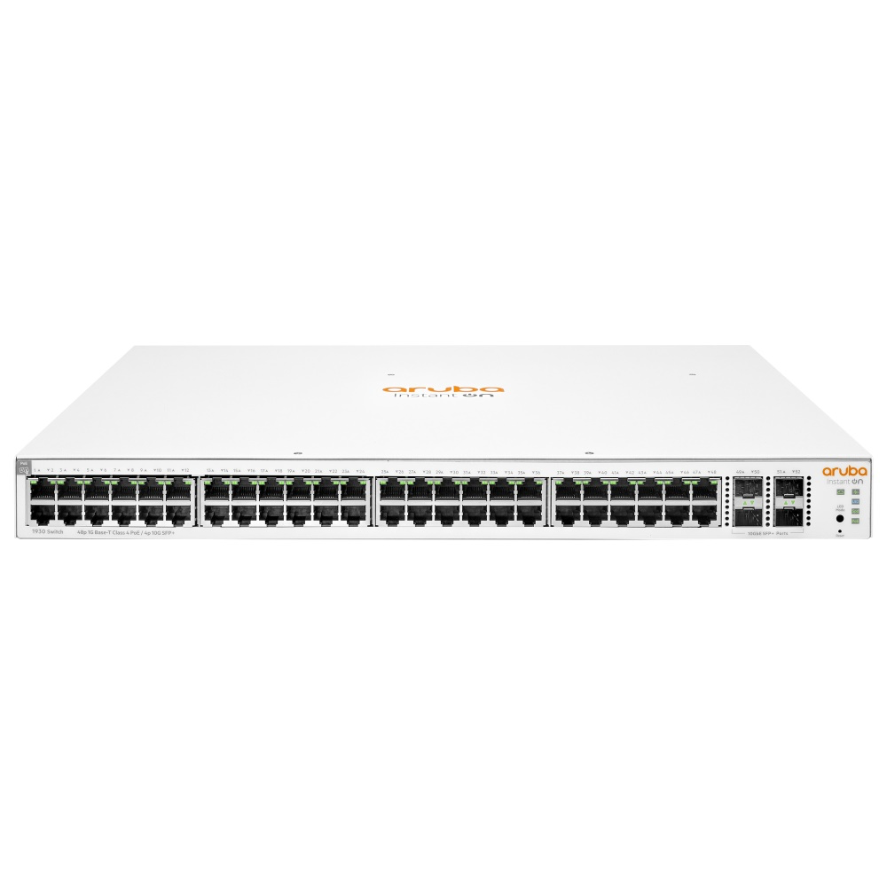 Коммутатор HP Enterprise/Aruba Instant On 1930 48G Class4 PoE 4SFP/SFP+ 370W Switch