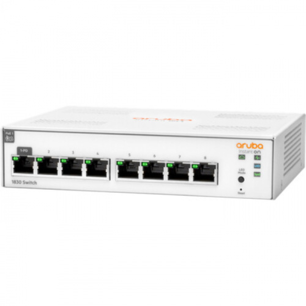 Коммутатор HP Enterprise/Aruba Instant On 1830 8G 4p Class4 PoE 65W Switch