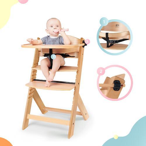 Стульчик для кормления Kinderkraft  ENOCK Drewniane