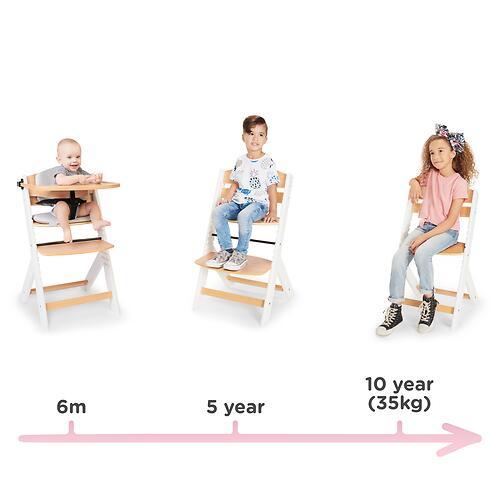 Стульчик для кормления Kinderkraft  ENOCK Drewniane