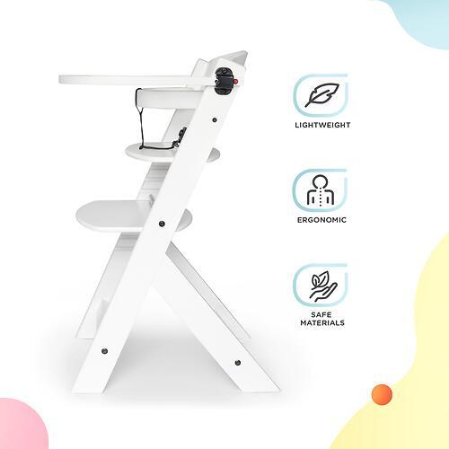 Стульчик для кормления Kinderkraft  ENOCK Full White
