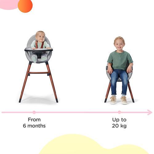 Стульчик для кормления Kinderkraft  FINIX Ecru