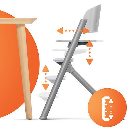 Стульчик для кормления Kinderkraft  IGEE Cloudy Grey