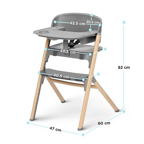 Стульчик для кормления Kinderkraft  IGEE Wood