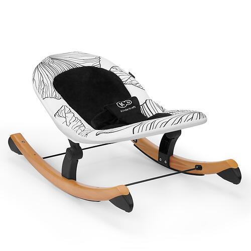 Шезлонг Kinderkraft FINIO Black White