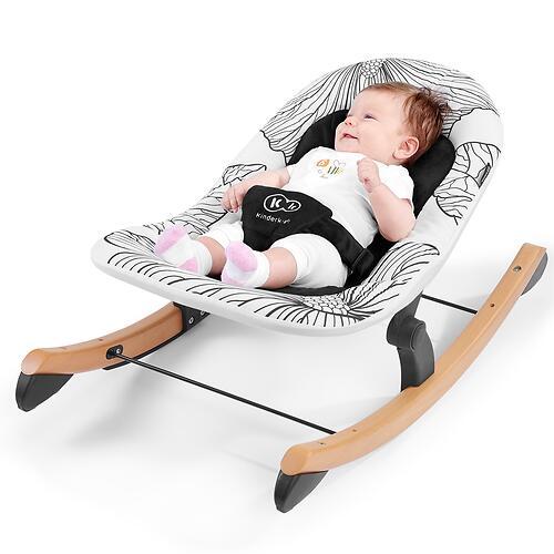 Шезлонг Kinderkraft FINIO Black White