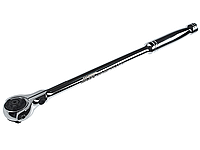 JTC Ключ трещотка 1/4" 72 зуба 257мм шарнирный металлическая рукоятка