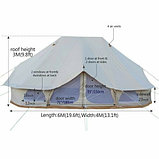 Шатер Emperor Bell tent (Императорский Белл тент) 6х4 м, фото 5