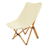 Складной стул для кемпинга деревянный каркас
