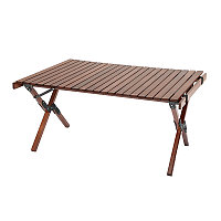 Складной стол для кемпинга из древесины бука