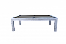 Бильярдный стол для пула Penelope 8 ф (серебристый, со столешницей)
