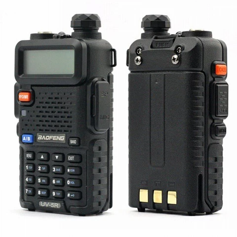 Рация полупрофессиональная Baofeng UV-5R {8W, сканер, двухдиапазонная, FM-радио} (Черный) - фото 2 - id-p108976485