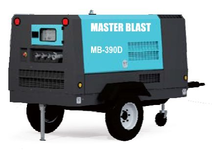 Винтовой компрессор Master Blast MB-390D-10+AC (дизельный с осушителем) - фото 1 - id-p108977279