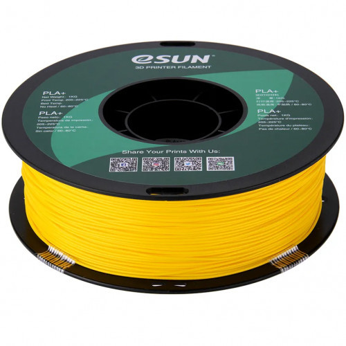 ESUN 3D PLA+ Пластик Yellow/1.75mm/1kg/roll расходный материалы для 3d-печати (PLA+175Y1) - фото 3 - id-p101006502