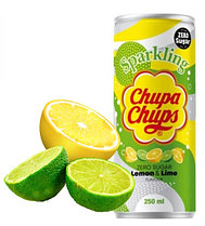 Напиток газ Chupa Chups Lemon-Lime Zero  250ml Корея (24шт-упак)