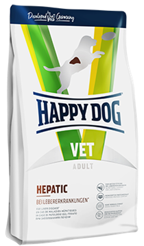 Happy Dog VET Diet HEPATIC для собак при лечении печеночной недостаточности, 4кг