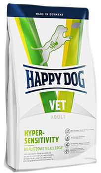 Happy Dog VET Diet HYPERSENSITIVITY диетический для собак при пищевой аллергии, 1кг