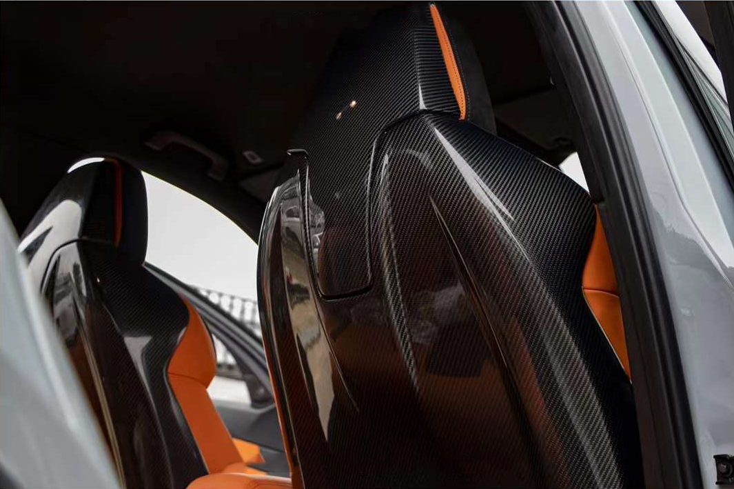 Карбоновые накладки на спинки сидений для BMW M3 G80 - фото 5 - id-p108980711