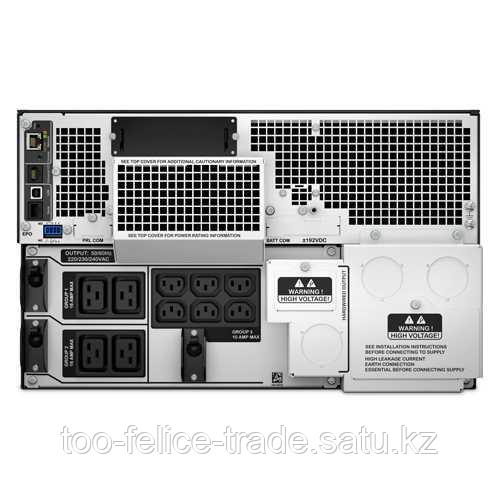 Источник бесперебойного питания APC Smart-UPS SRT, On-Line, 10kVA / 10kW, Rack/Tower, IEC, LCD, Serial+USB, - фото 5 - id-p100823007