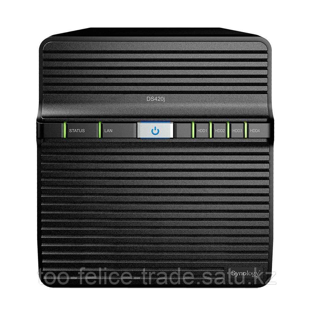 Сетевое оборудование Synology Сетевой NAS сервер DS420j 4xHDD для дома - фото 1 - id-p108013001