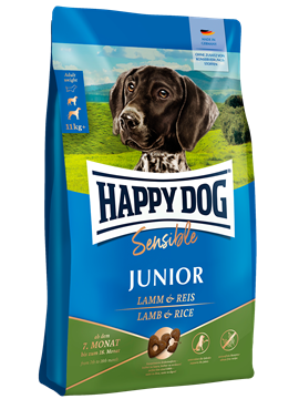 Happy Dog Sensible JUNIOR Lamb & Rice для щенков с ягненком и рисом, 10кг - фото 1 - id-p108985403