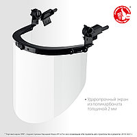 ЗУБР 220 х 385 мм, с экраном из поликарбоната, защитный лицевой щиток ЗАСЛОН 110853