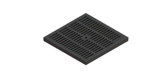 Решетка водоприемная PolyMax Basic РВ-28.28-ПП пластиковая ячеистая ...