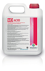Кислотное низкопенное с дез эффектом MD-acid 20 л